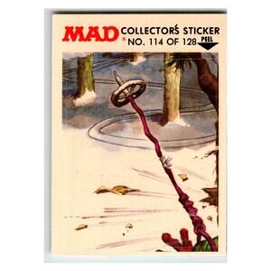 MAD Collector's Sticker No. 114 of 128 1983 EC Publications